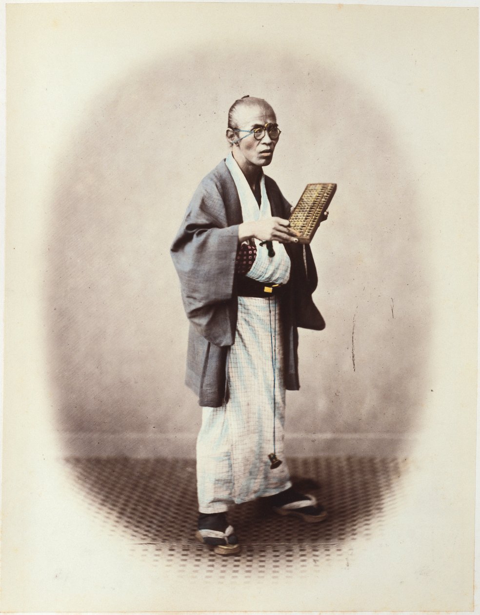Um funcionário, c.1868 de Felice Beato