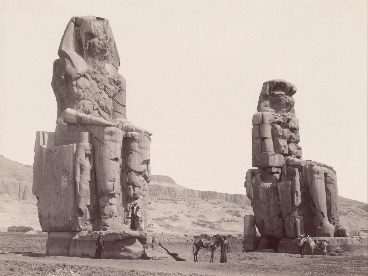 Colosso em Memnon de Felice Beato