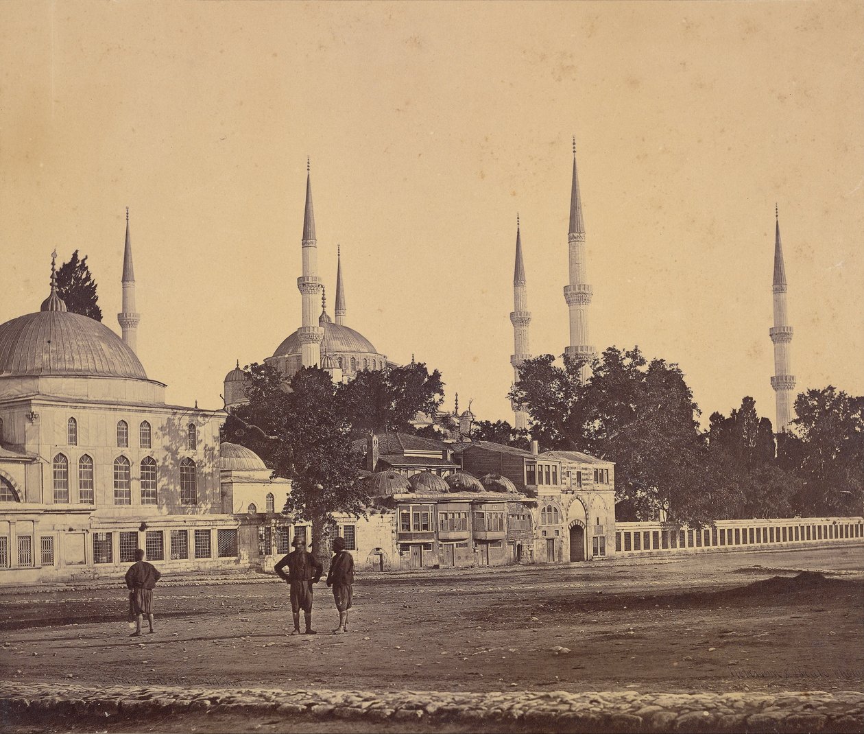 Mesquita do Sultão Ahmed de Felice Beato