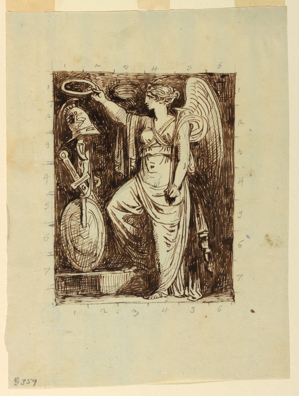Desenho (Itália), 1805 de Felice Giani