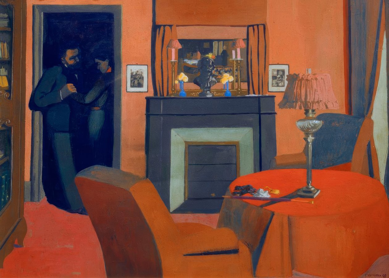 O quarto vermelho de Felix Edouard Vallotton