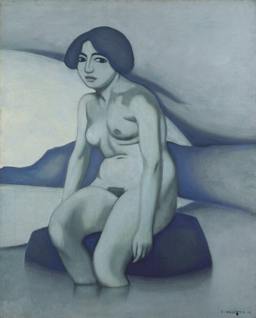 Nu verde, 1916 de Felix Edouard Vallotton