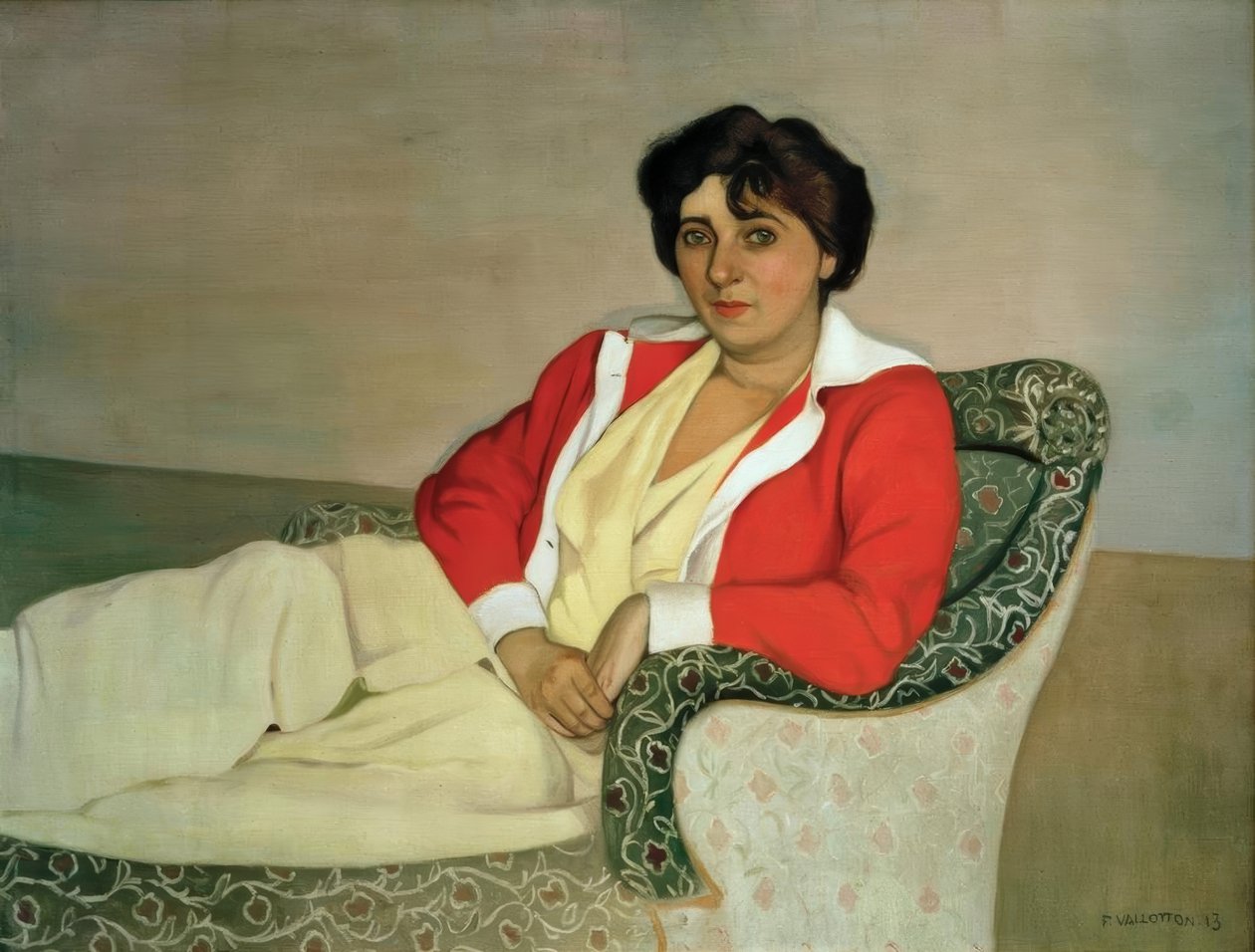 O suéter vermelho de Felix Edouard Vallotton