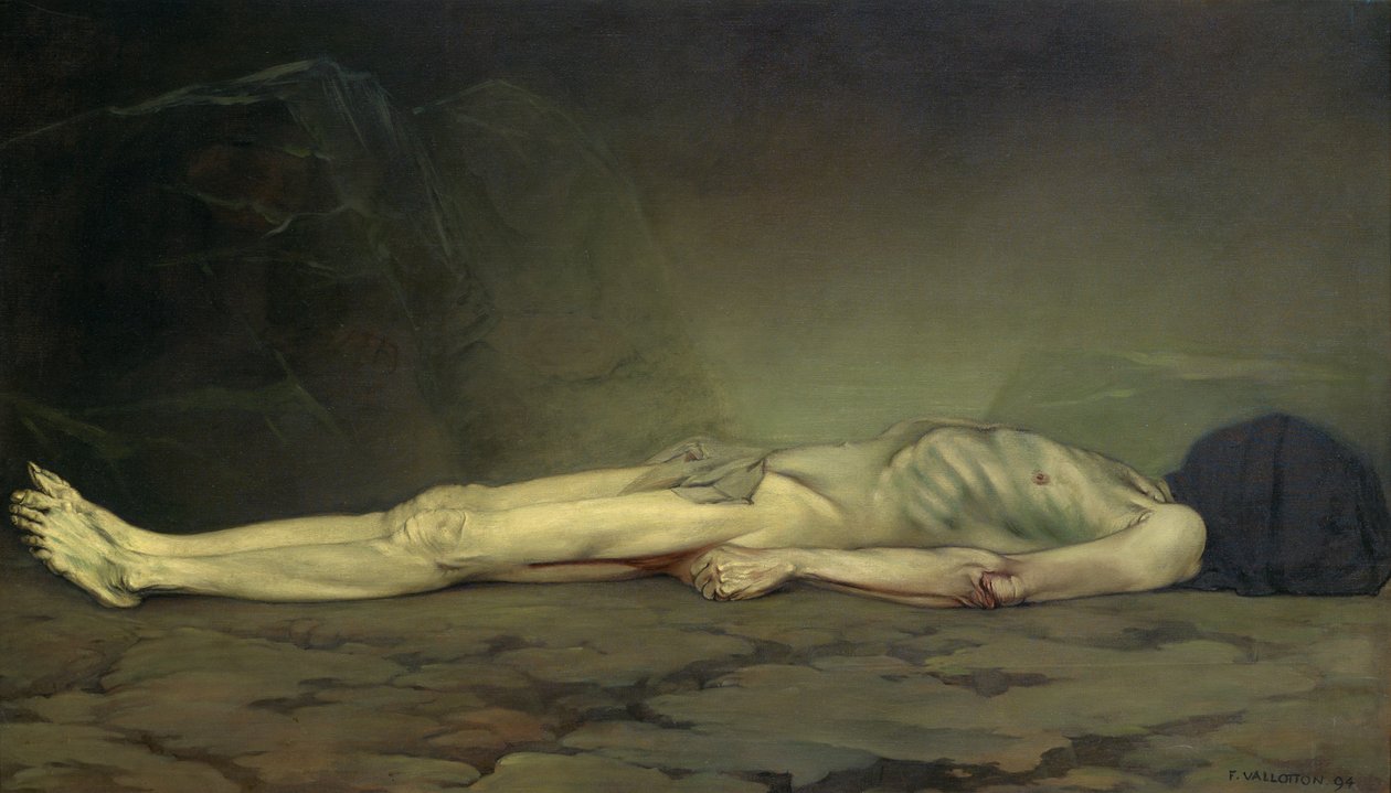 O cadáver de Felix Edouard Vallotton