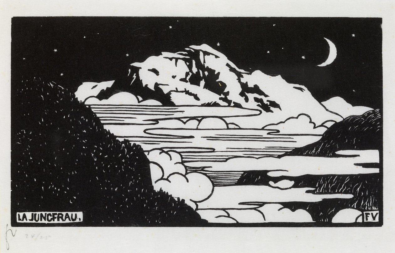 O Jungfrau, 1892 de Felix Edouard Vallotton