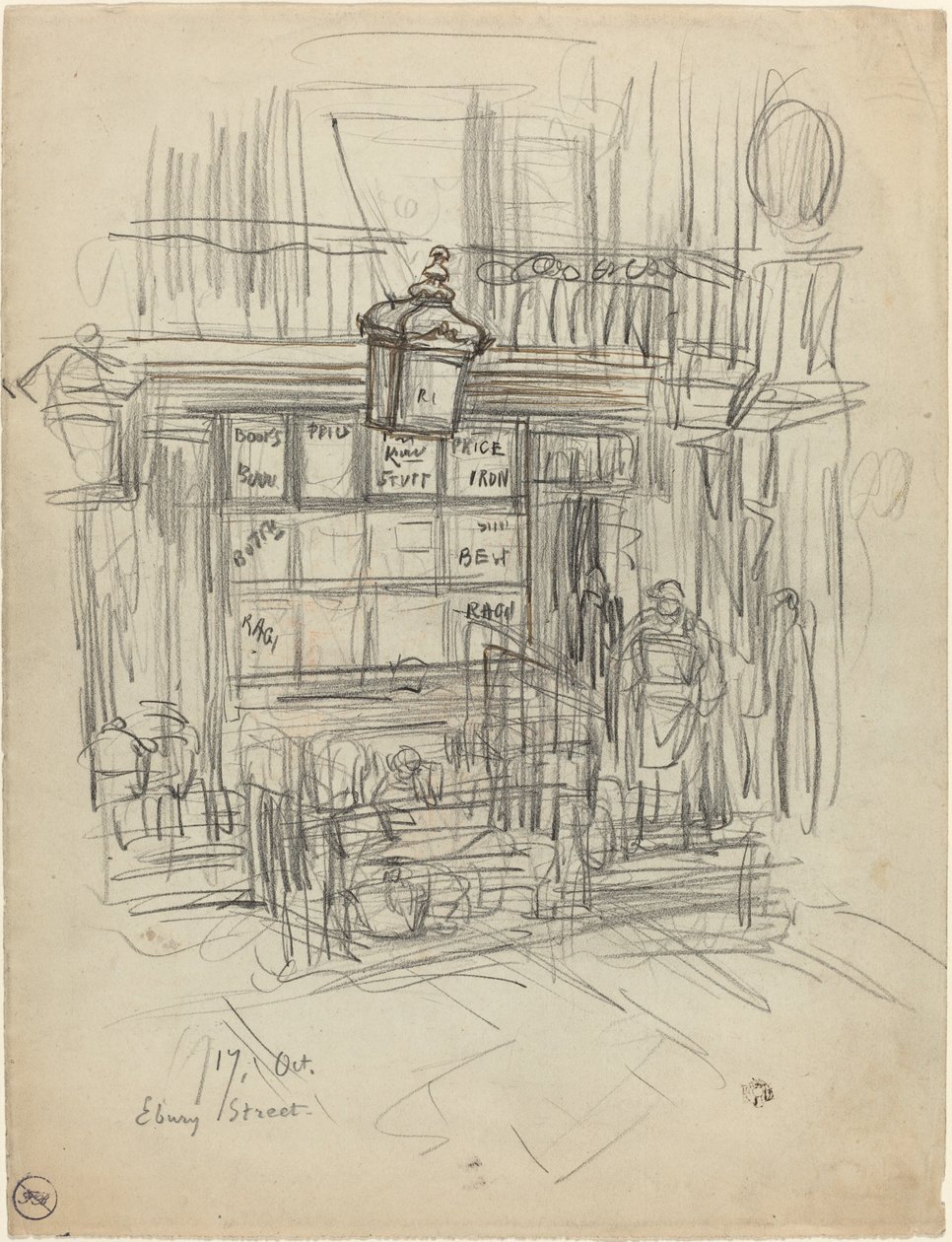 Rua Ebury de Felix Hilaire Buhot