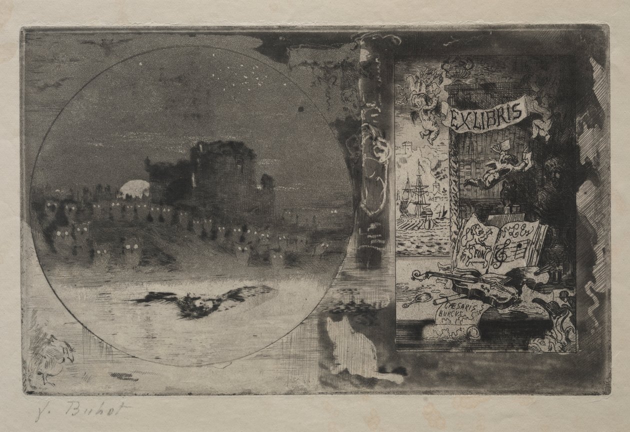 O Castelo das Corujas de Felix Hilaire Buhot