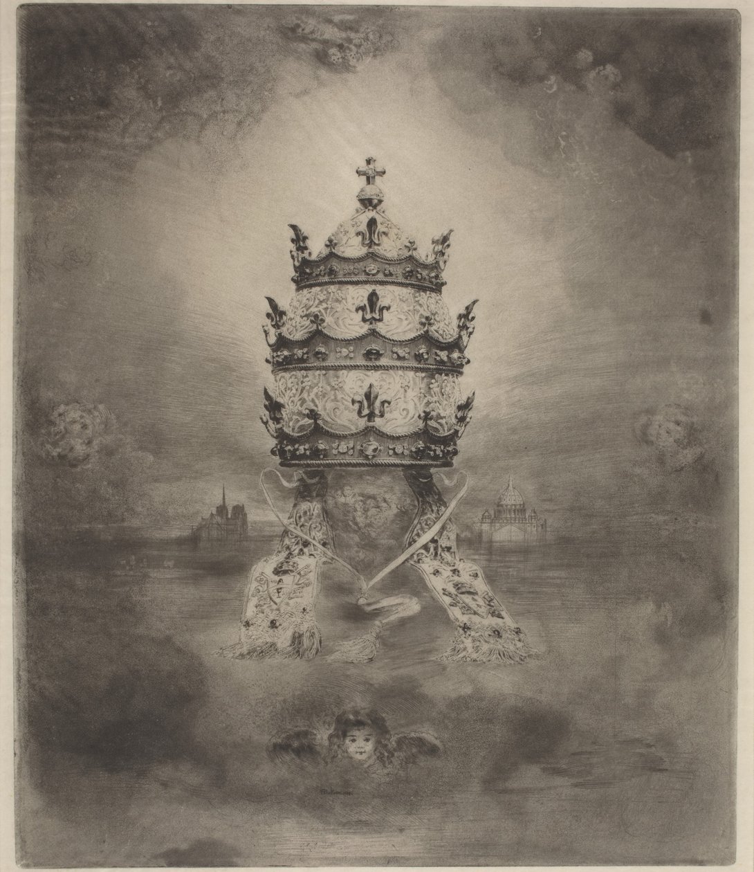 A Tiara, 1888. de Felix Hilaire Buhot