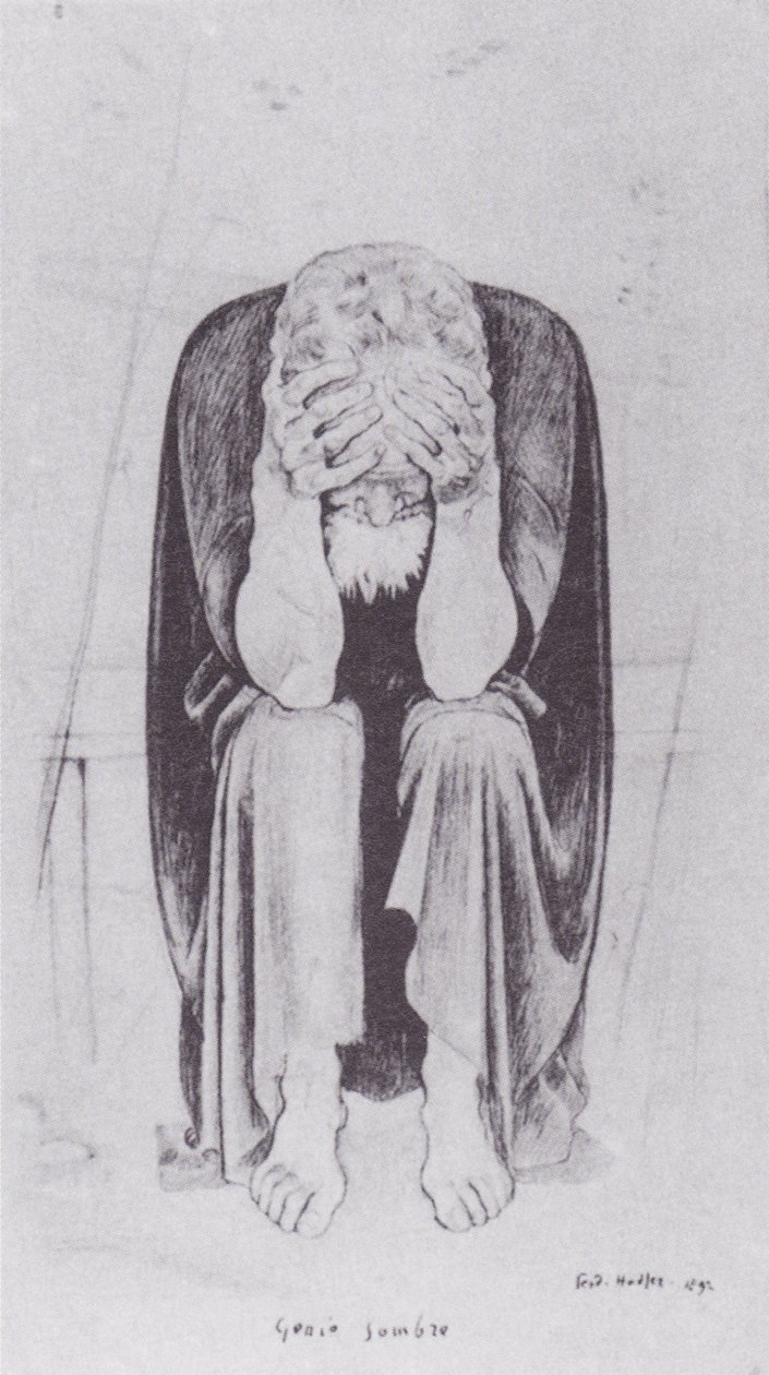 Gênio das trevas. de Ferdinand Hodler