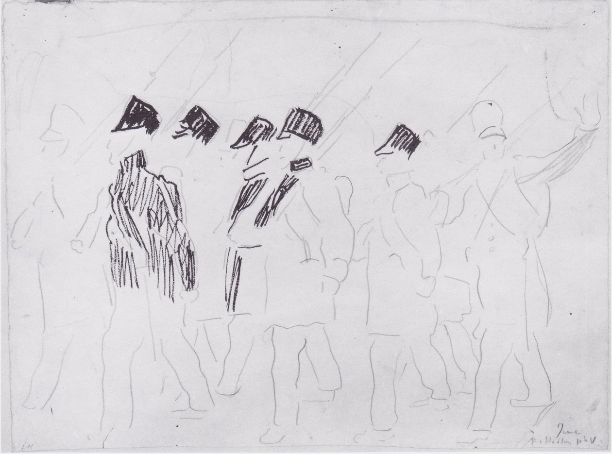Exaustor de soldados2 de Ferdinand Hodler