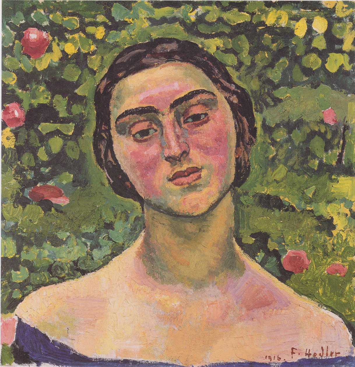 Retrato Laetitia Raviola de Ferdinand Hodler