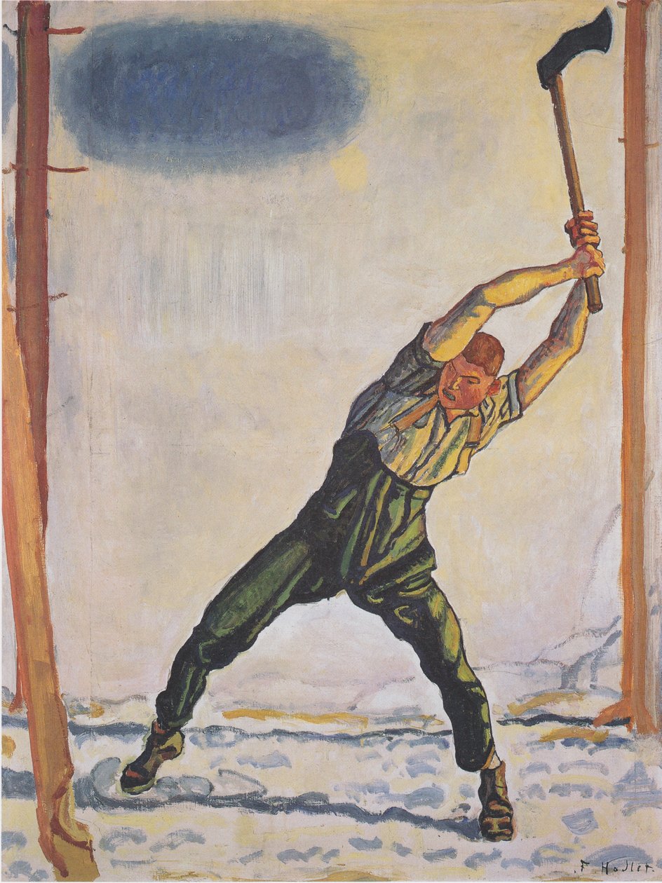 O lenhador de Ferdinand Hodler