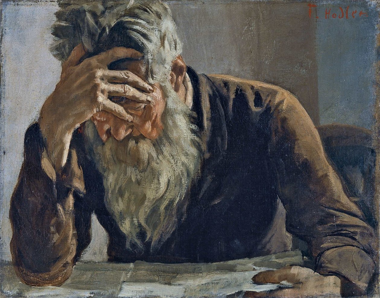 O leitor de Ferdinand Hodler
