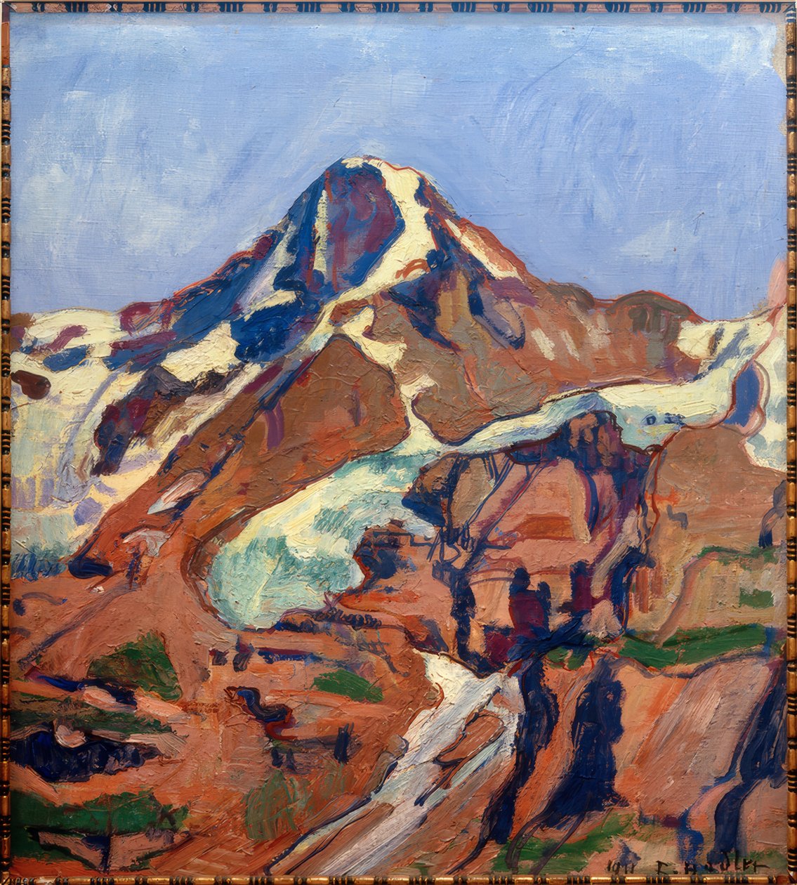 O monge, 1911 de Ferdinand Hodler
