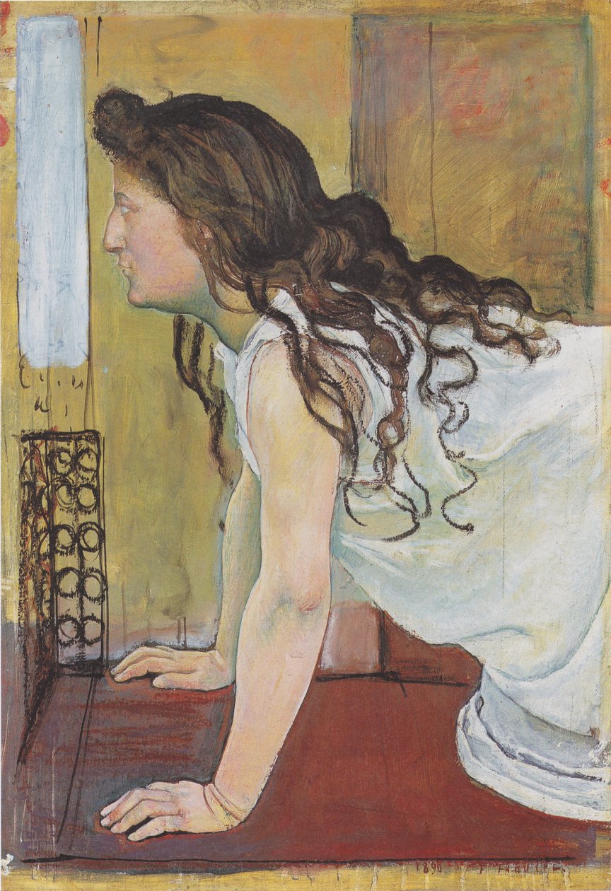 Menina na janela de Ferdinand Hodler