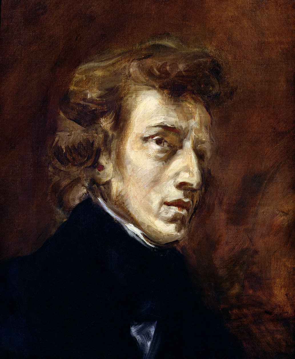 Frederic Chopin (1810-49) 1838 de Ferdinand Victor Eugene Delacroix