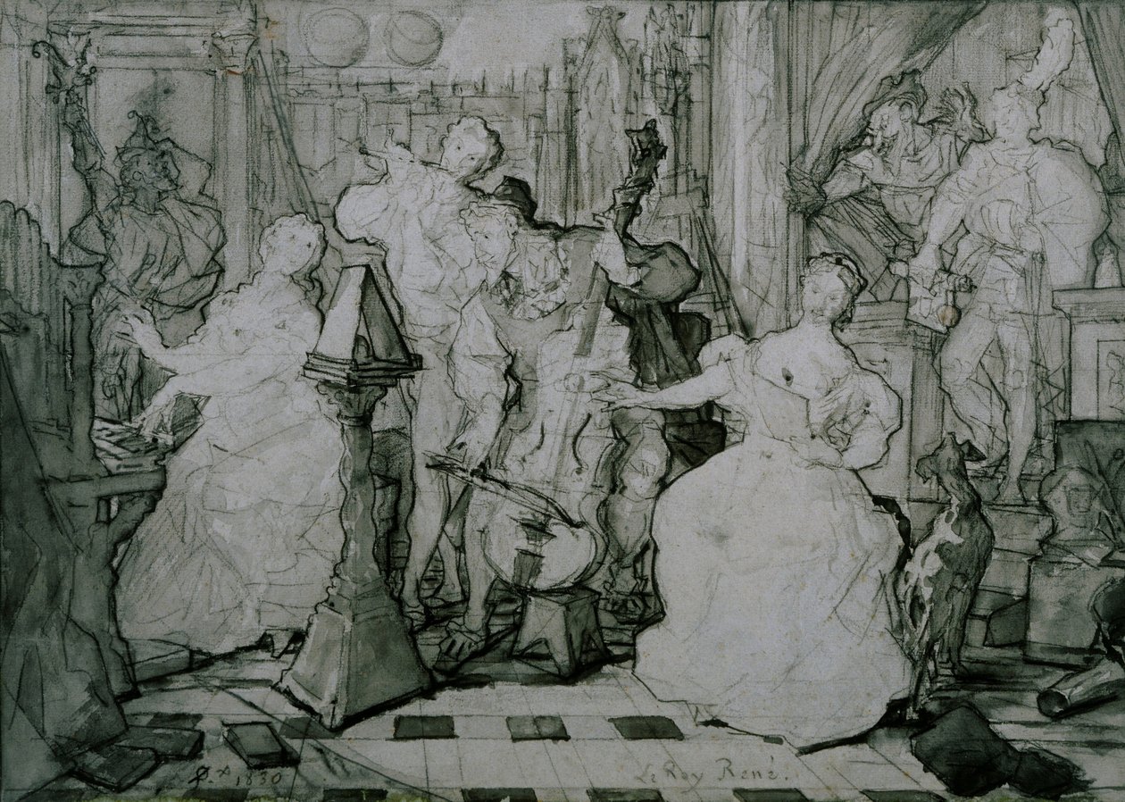 Roy René de Ferdinand Victor Eugene Delacroix