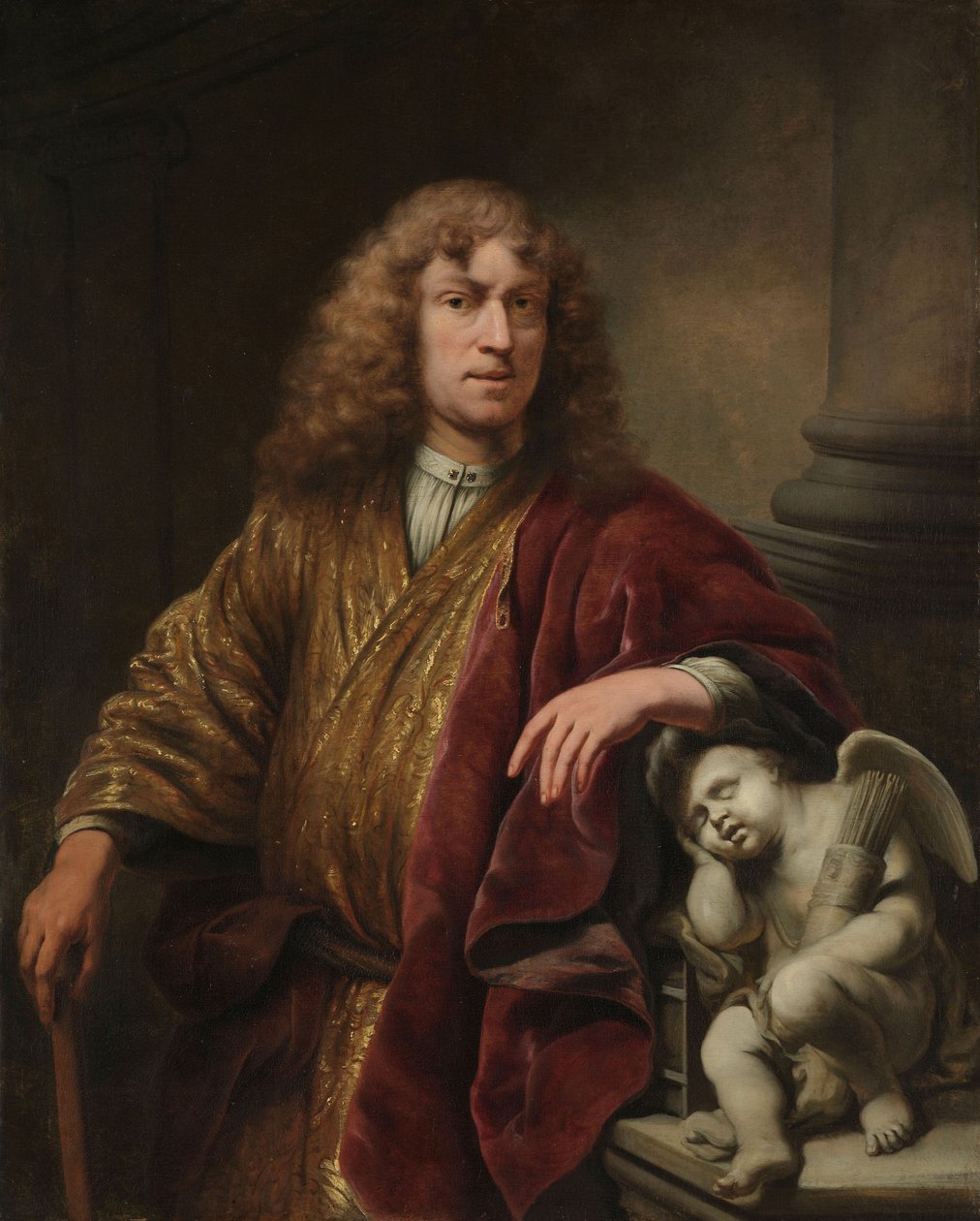 Auto-retrato, cerca de 1669. de Ferdinand Bol