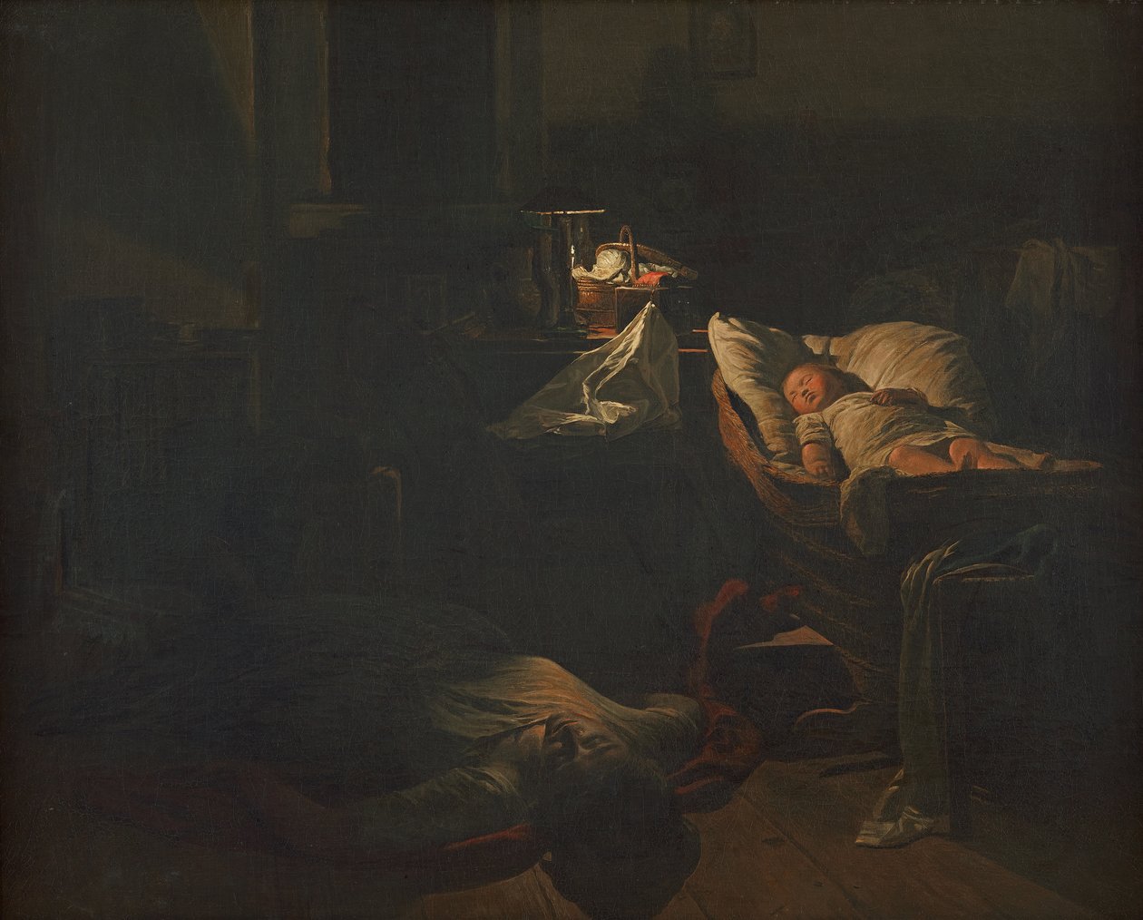 força esgotada de Ferdinand Georg Waldmuller