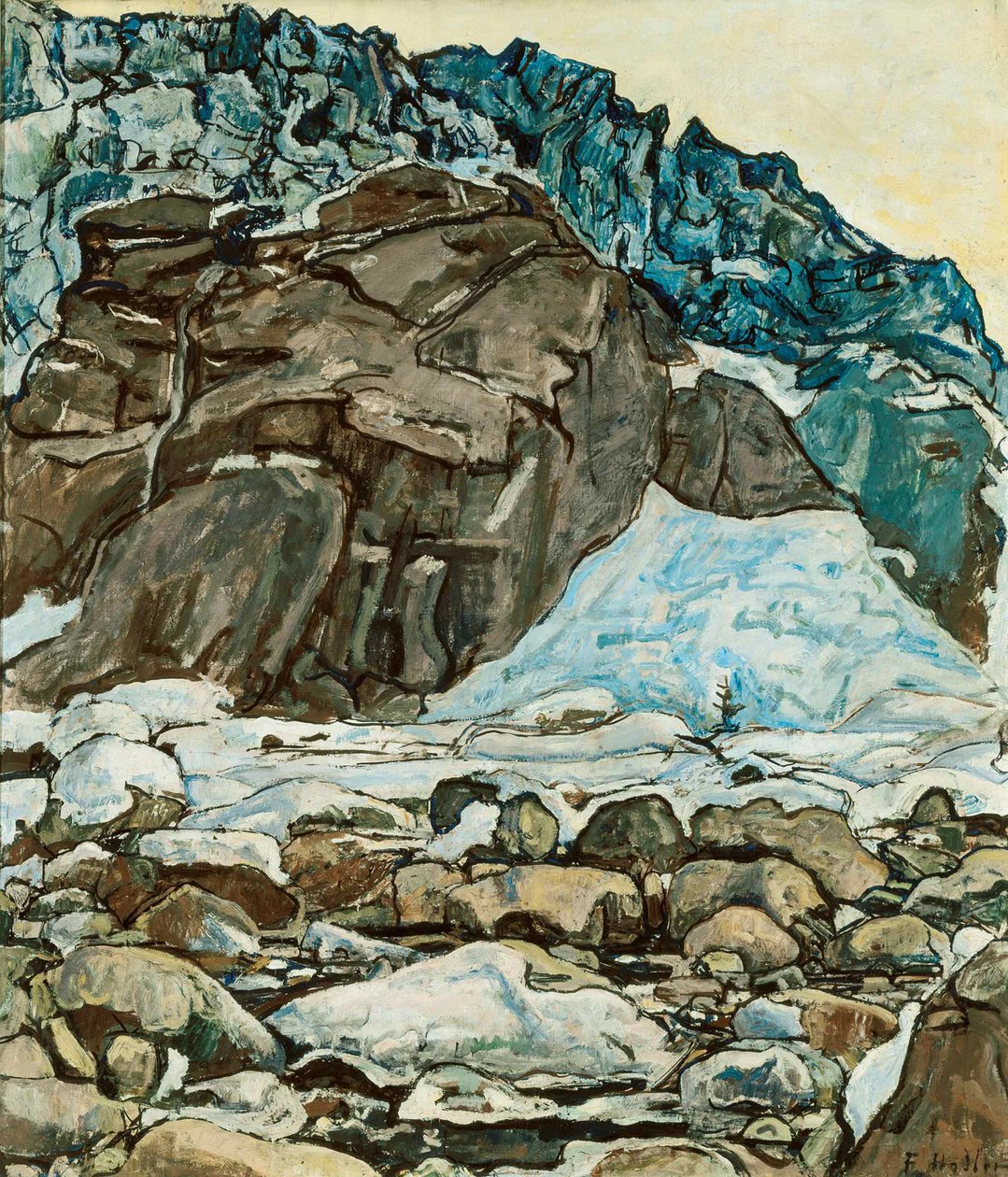 Geleira Grindelwald, 1912. de Ferdinand Hodler