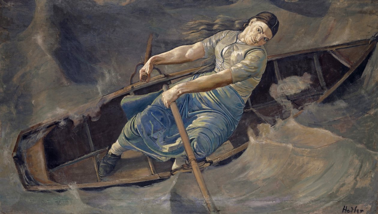 A mulher ousada, 1886 de Ferdinand Hodler