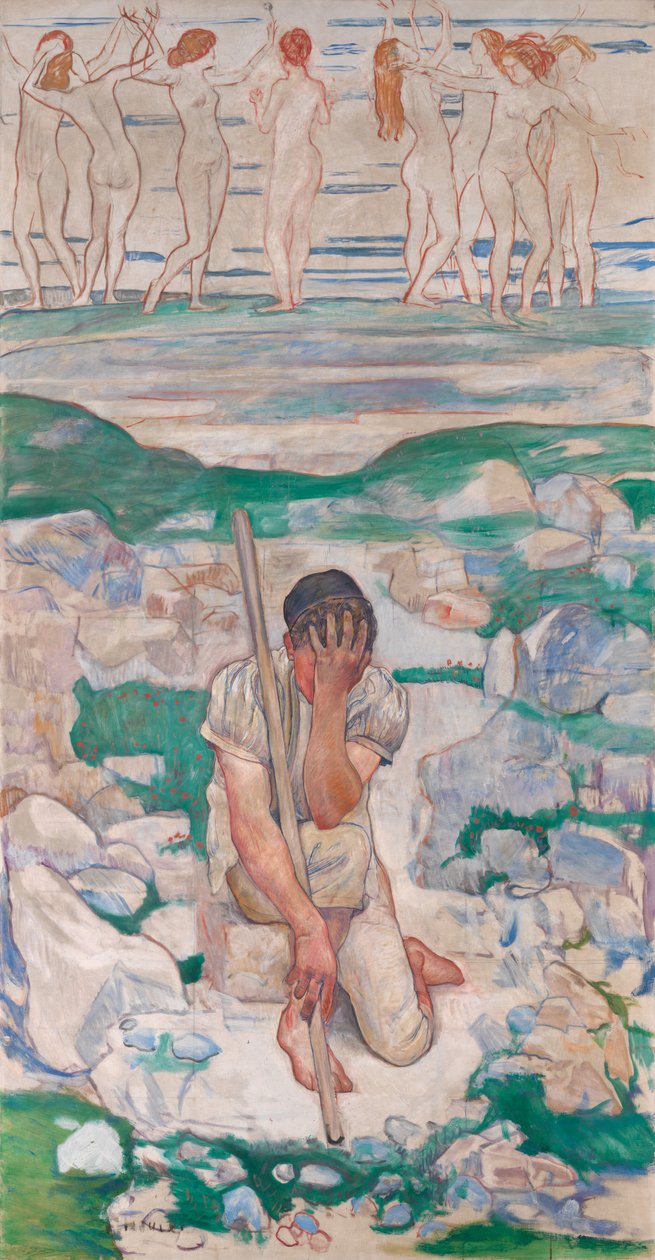 O sonho do pastor, 1896 de Ferdinand Hodler