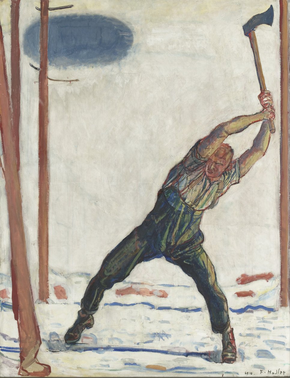 O Lenhador, 1910 de Ferdinand Hodler