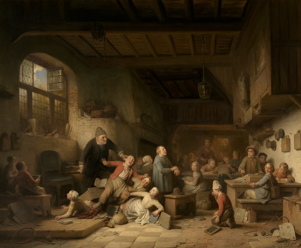 Escola de aldeia de Ferdinand de Braekeleer