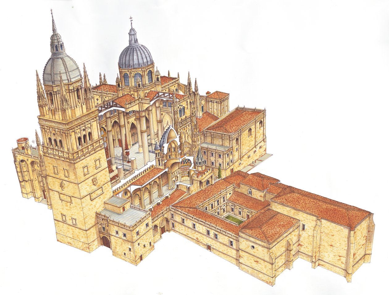 Catedral de Salamanca. Espanha de Fernando Aznar Cenamor