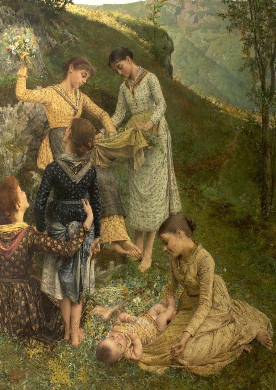 As flores de Capri, c.1887 de Filadelfo Simi