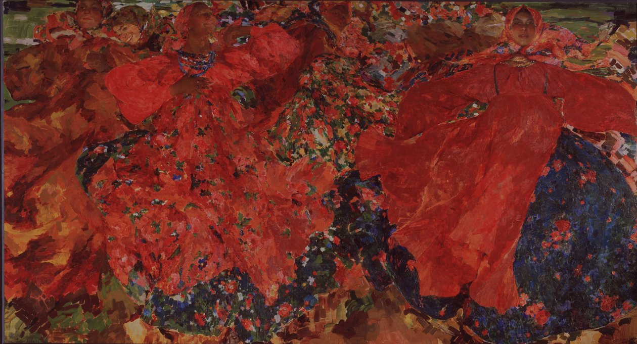 O turbilhão, 1906 de Filipp Andreevic Maljavin