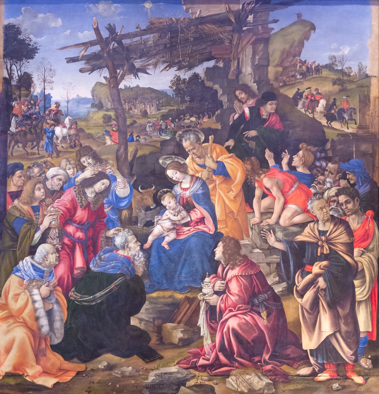 Adoração dos Magos de Filippino Lippi