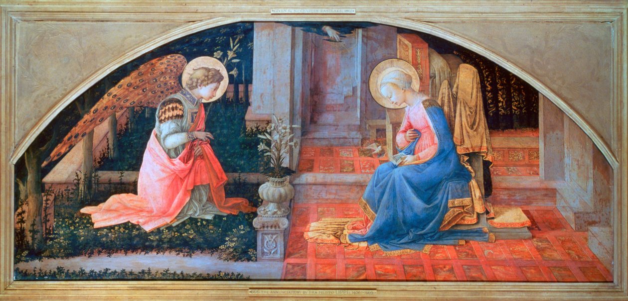 A Anunciação, c1450-1453 de Filippino Lippi
