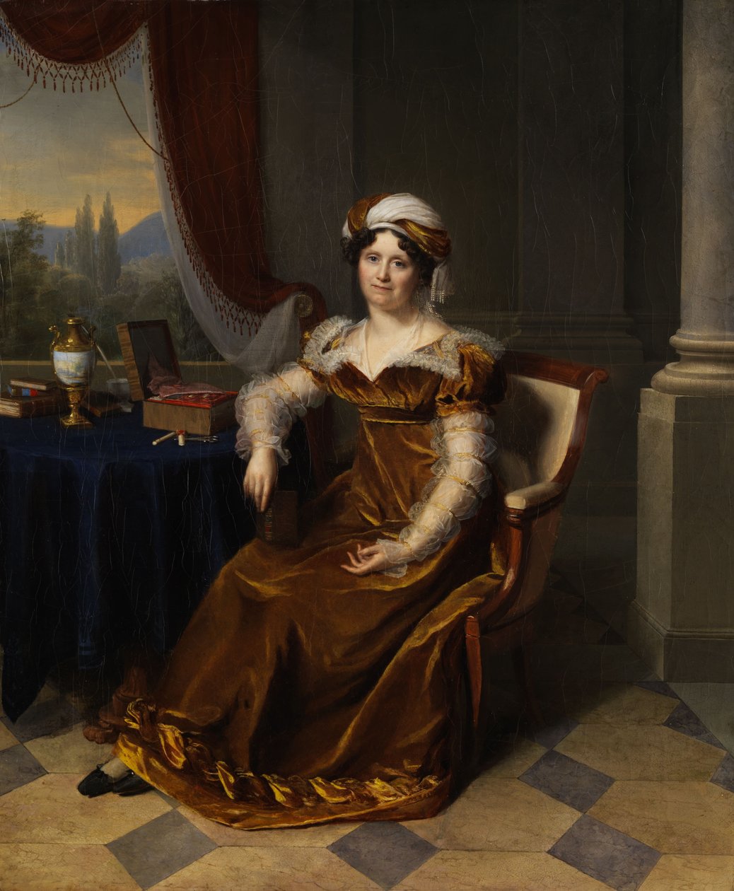 Retrato da Madame Marbon de Firmin Massot