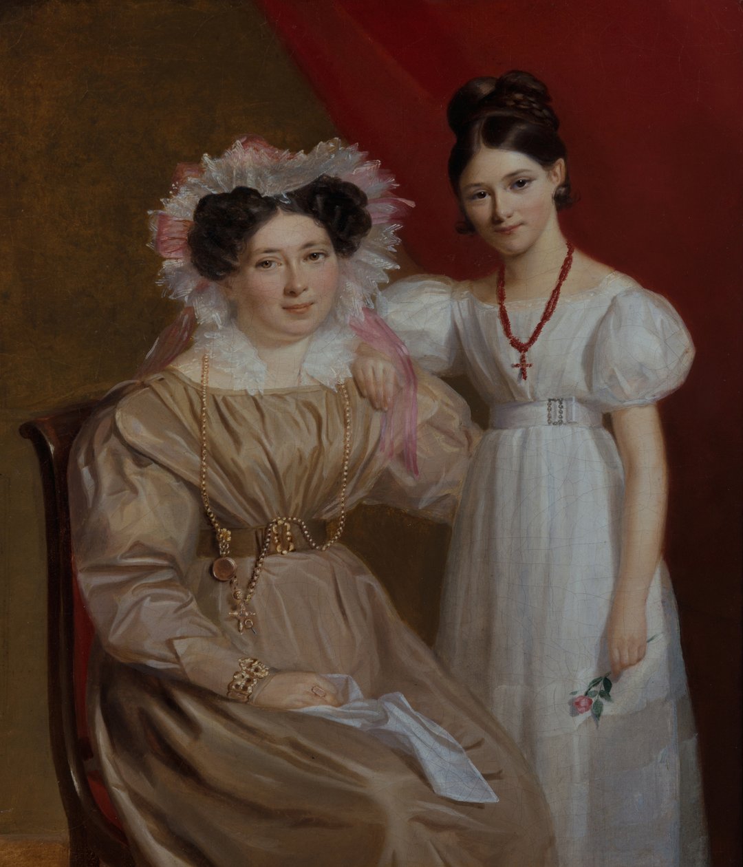 Retrato de uma Mãe e Filha de Firmin Massot