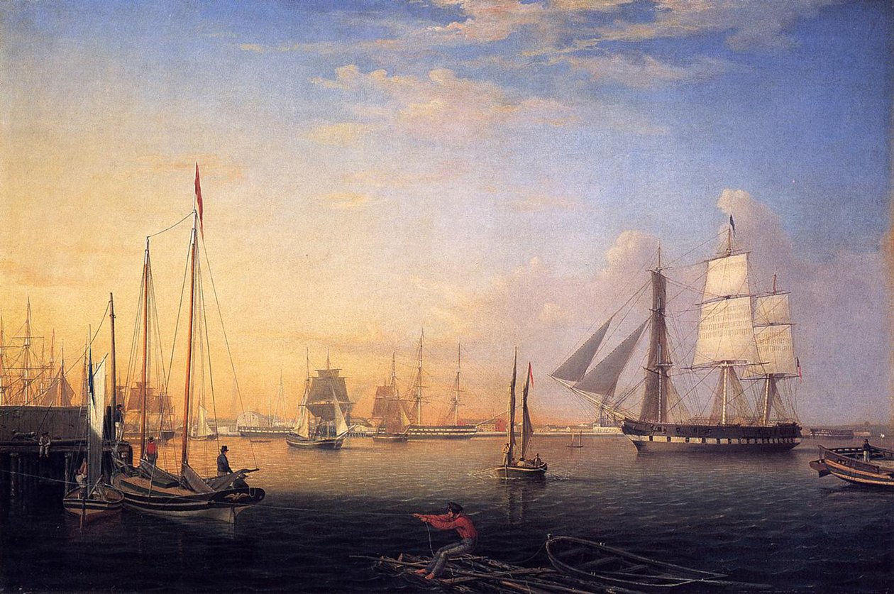 Porto de Baltimore, 1850 de Fitz Henry Lane