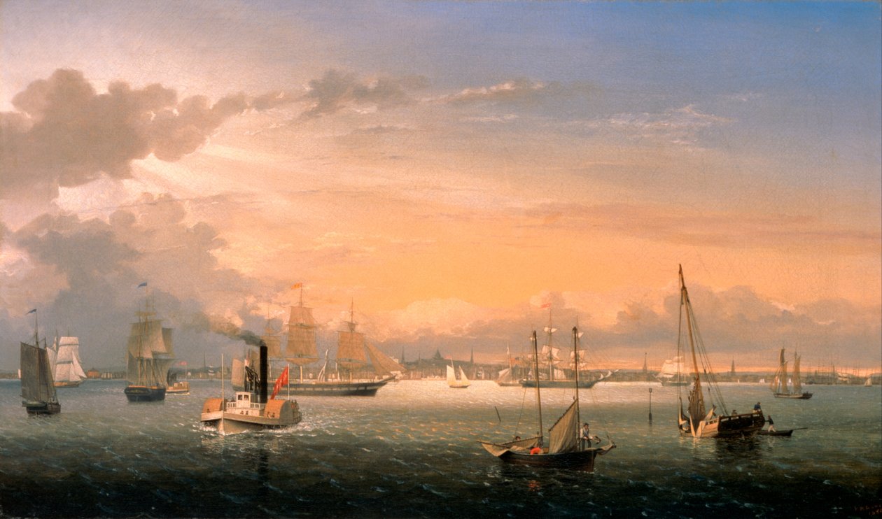 Porto de Boston de Fitz Henry Lane