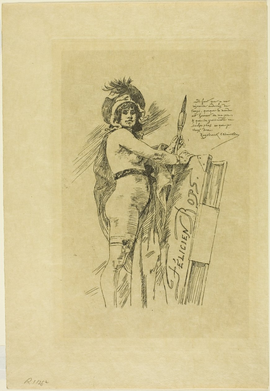 A musa de Félicien Rops de Félicien Rops