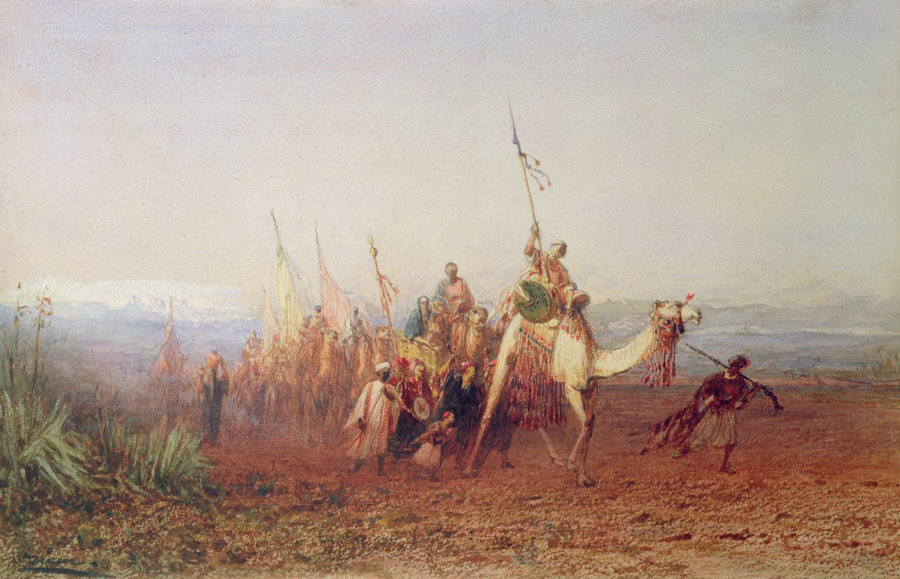 Uma caravana a caminho do Cairo de Félix Ziem