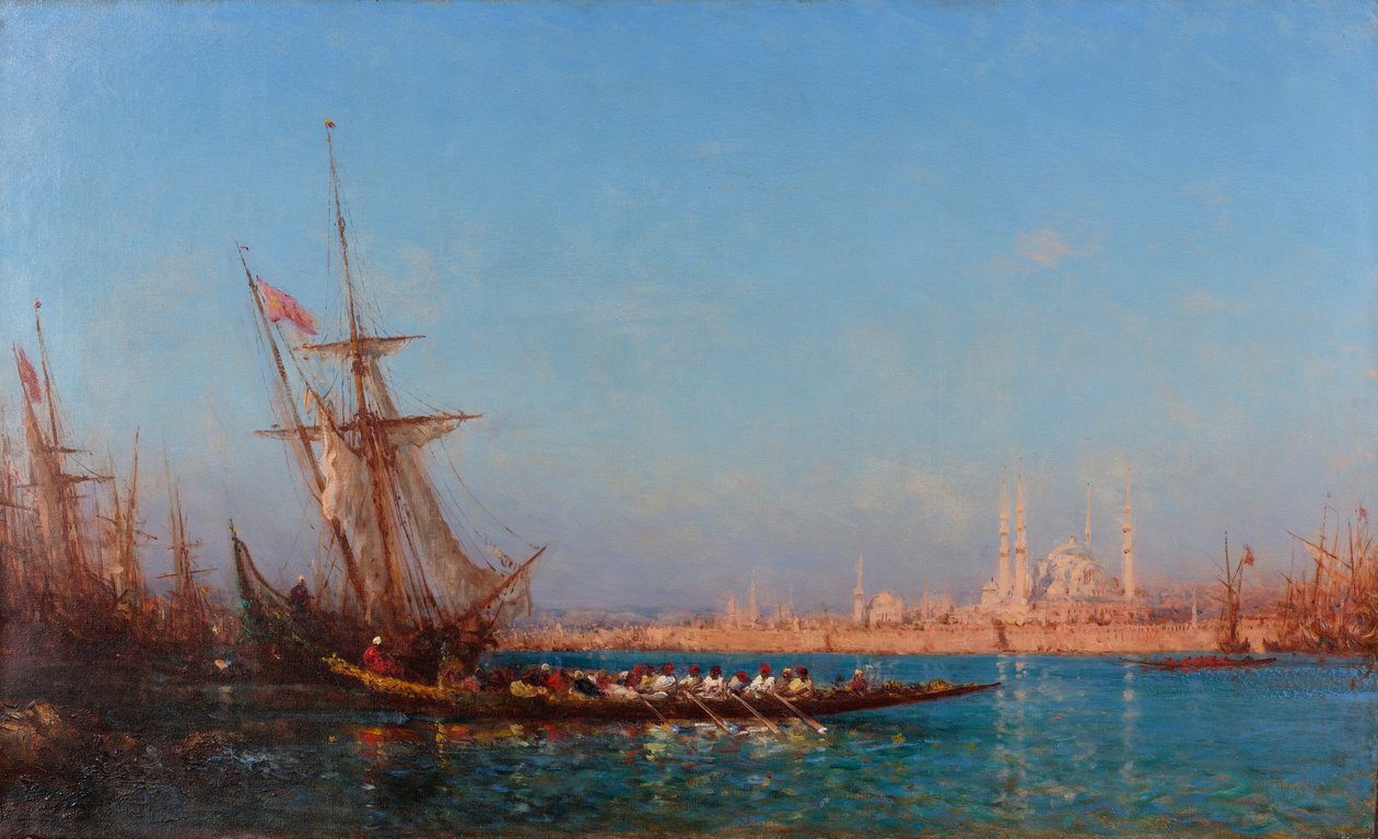 Vista de Istambul de Félix Ziem