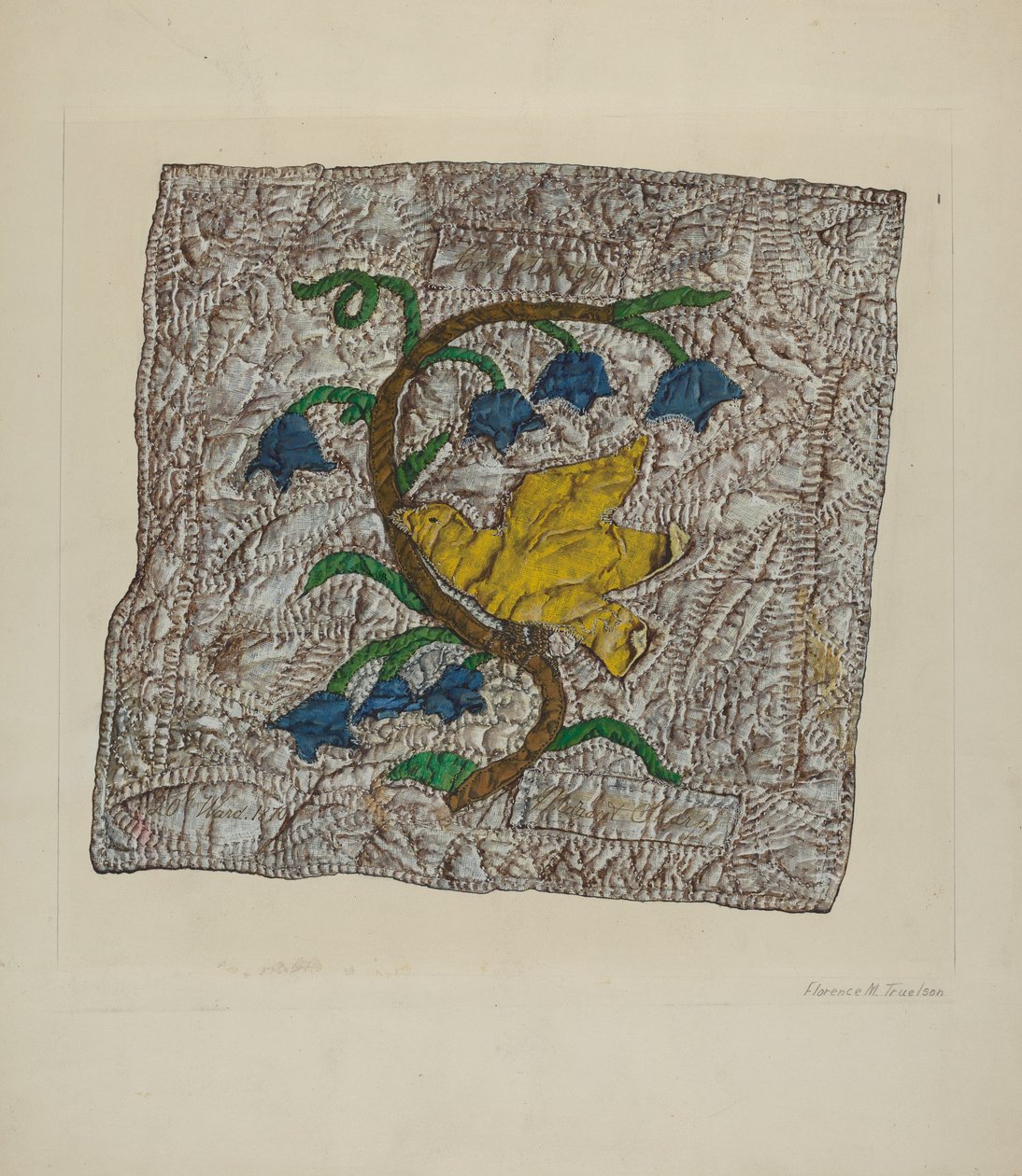 Bloco de Colcha: "Constância" de Florence Truelson