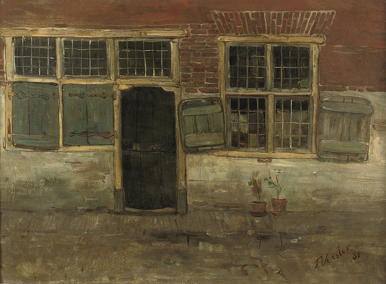 Casinhas, Leiden, 1881 de Floris Verster