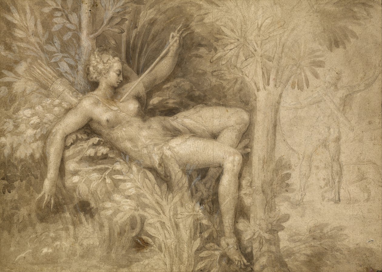 Procris e Cephalus de Fontainebleau School
