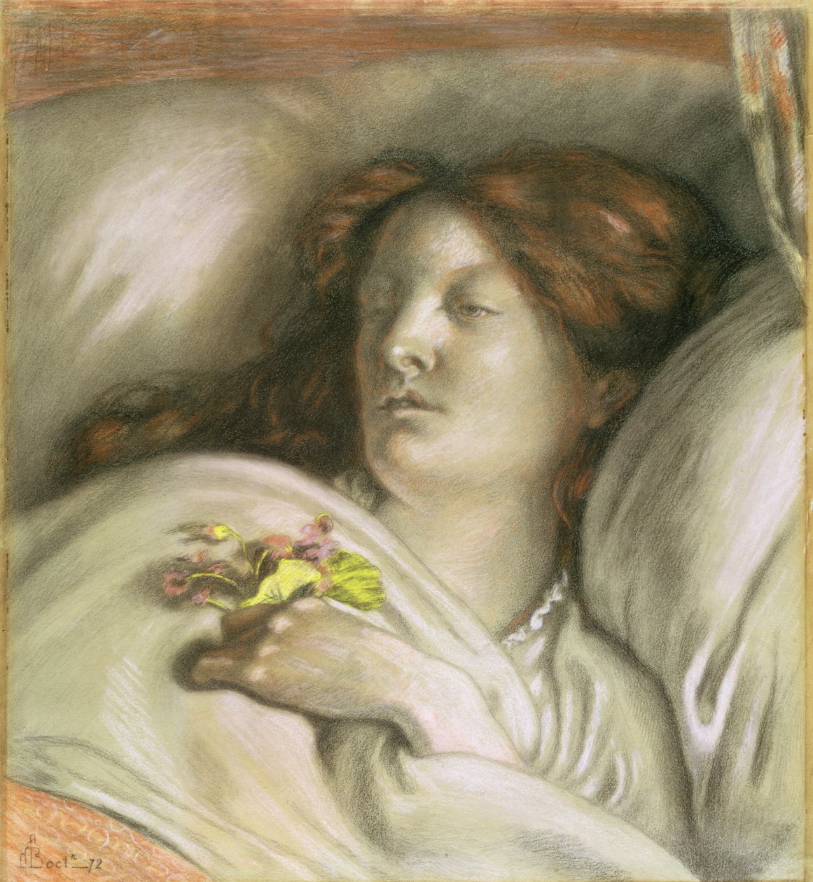 Convalescente de Ford Madox Brown