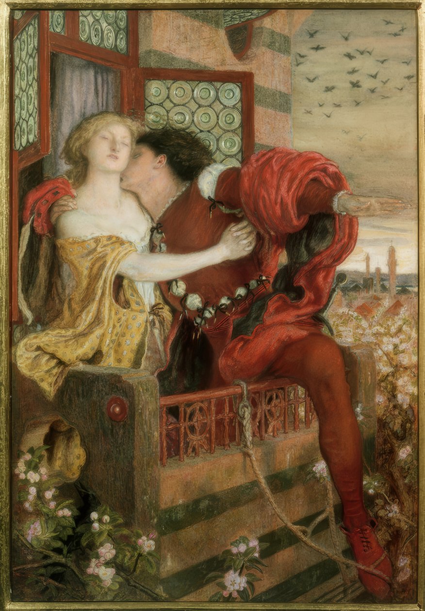 Romeu e Julieta de Ford Madox Brown