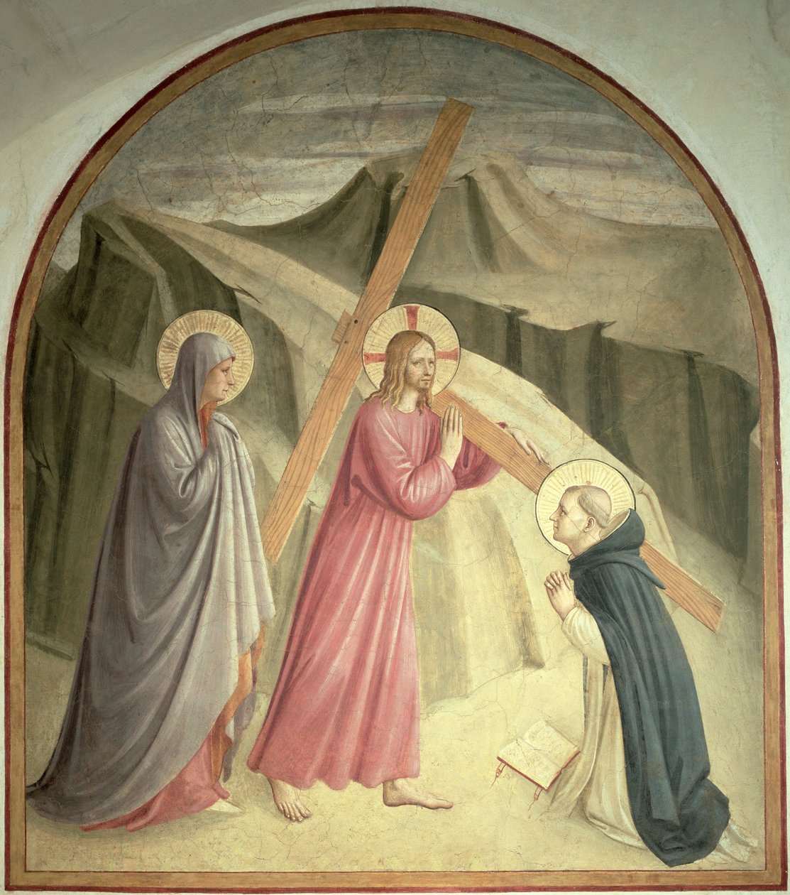 Cristo carregando a cruz, c.1438-45 de Fra Angelico