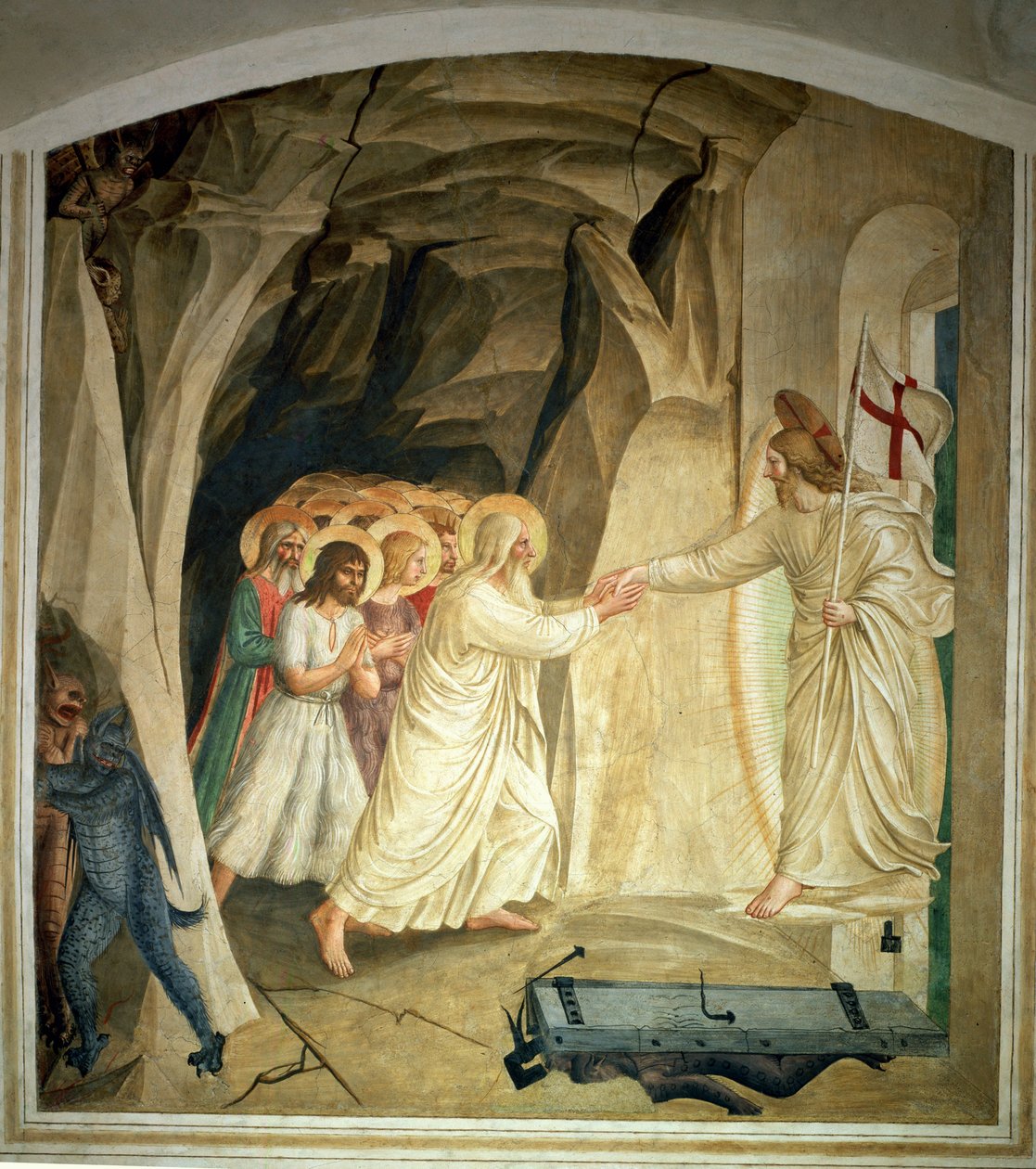 A descida ao limbo, 1442 de Fra Angelico