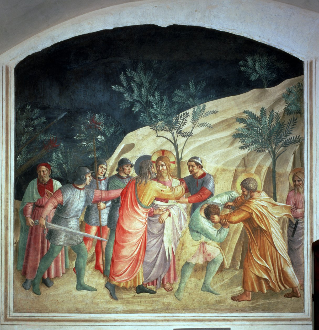 O beijo de Judas, 1442 de Fra Angelico