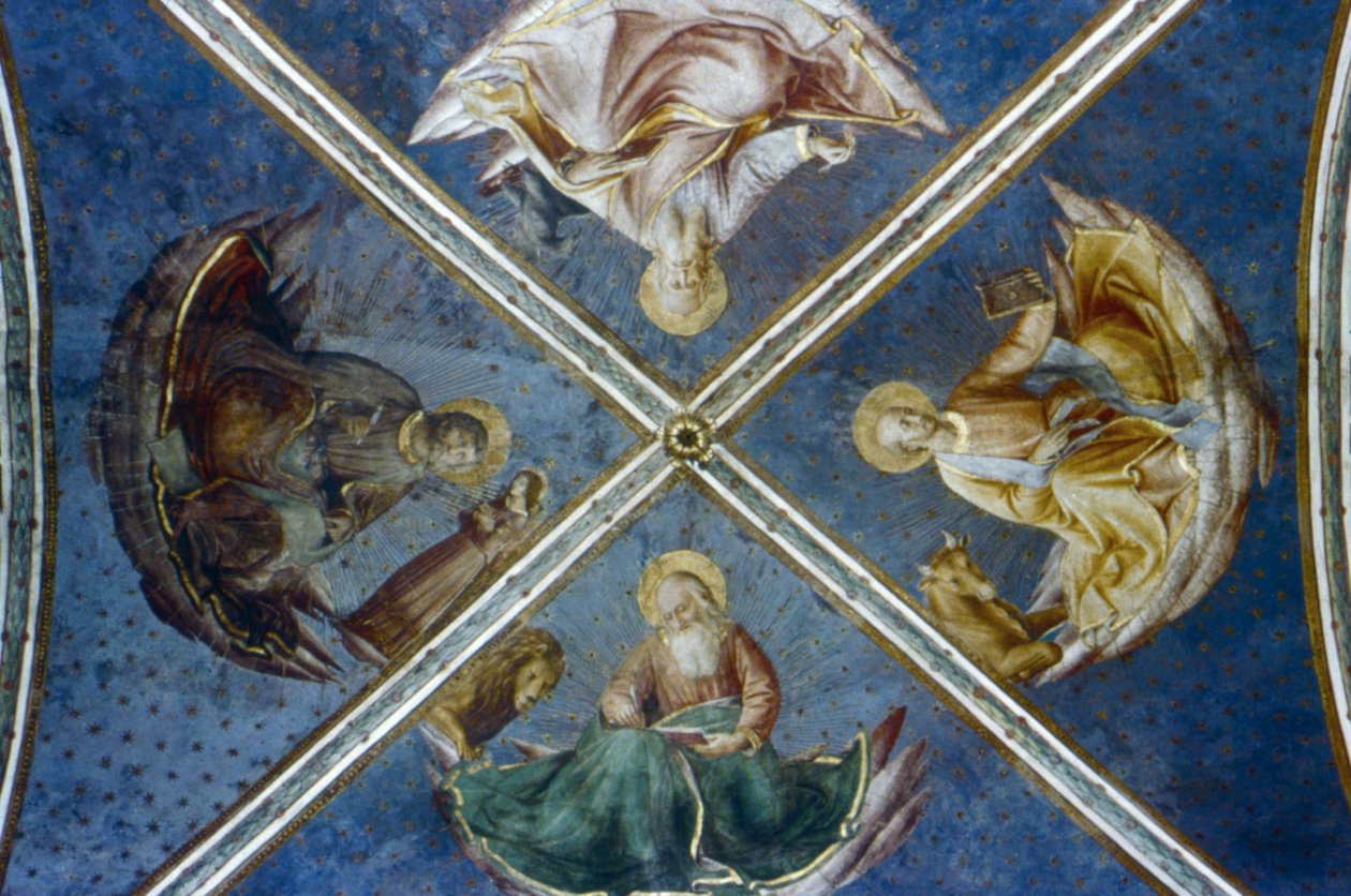 A abóbada (fresco) de Fra  Angelico