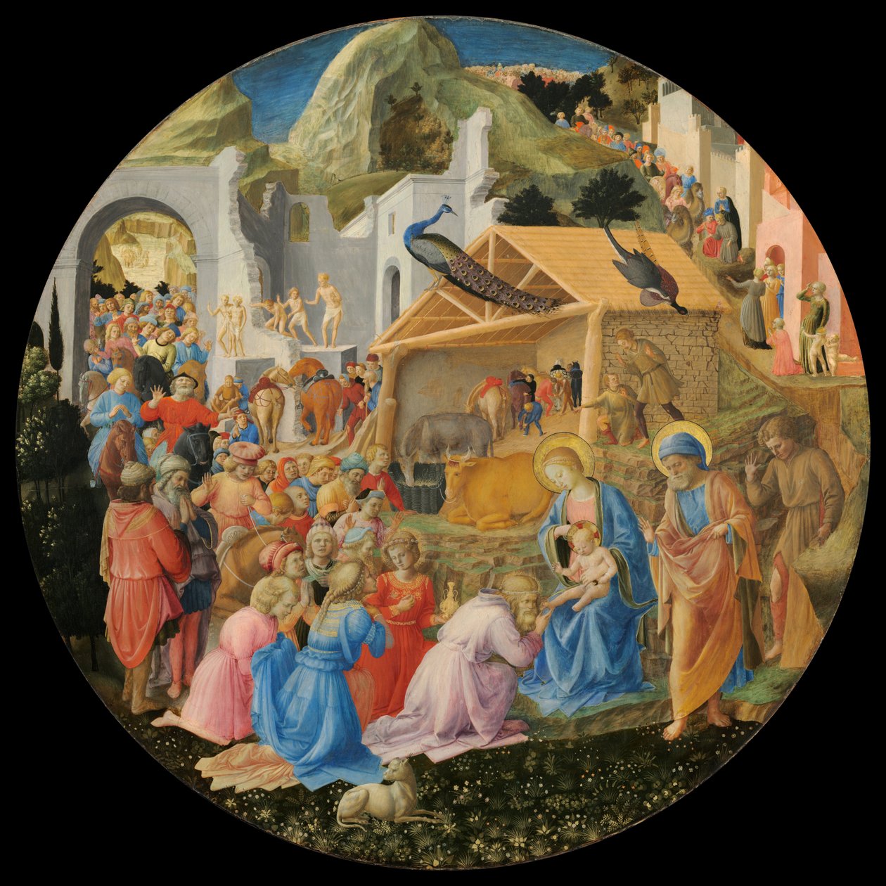 A adoração dos magos de Fra Angelico